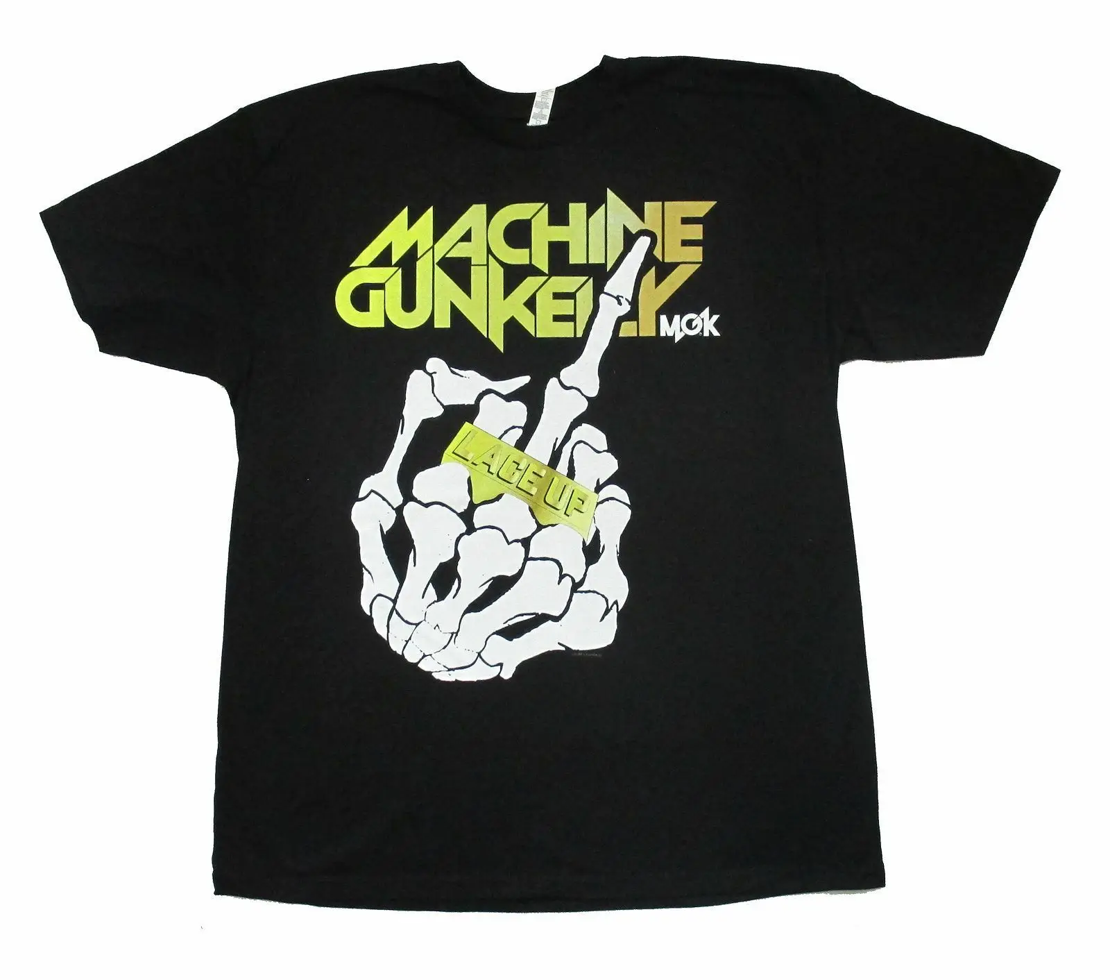 

Machine Gun Kelly Finger Black T Shirt New MGK Merch Lace Up