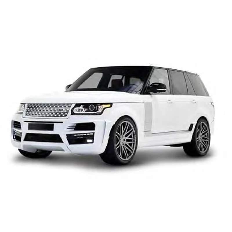 

White Grille Front Lip Bumper Fender Liner For Land Rover Vogue ST 2014+