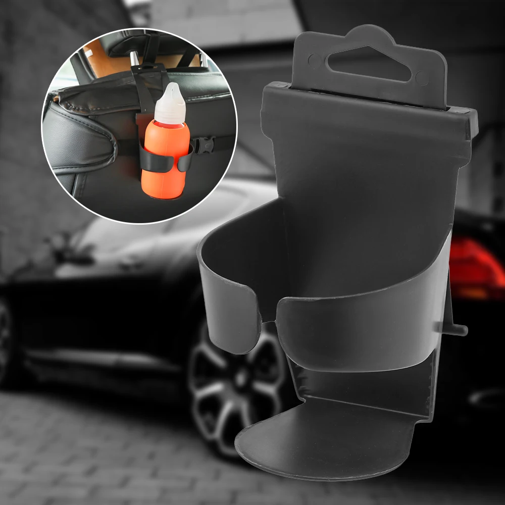 

Auto Vehicle Automotive Door Mount Mug Black Can Drink Bottle Car Cup Holder Organizer Stand