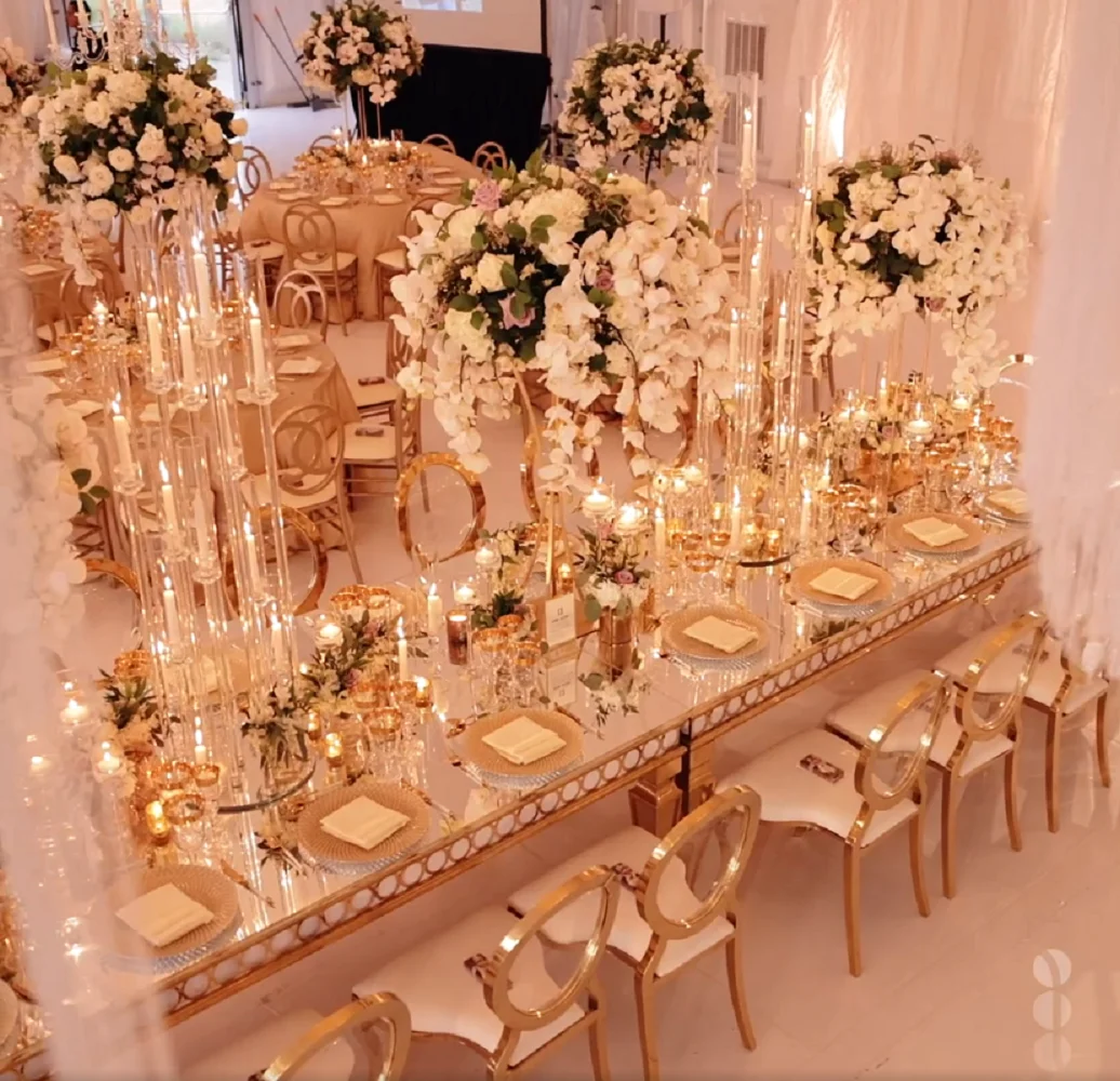 

20 PCS Wedding Decoration Centerpiece Candelabra Clear Candle Holder Acrylic Candlesticks for Weddings Event Party