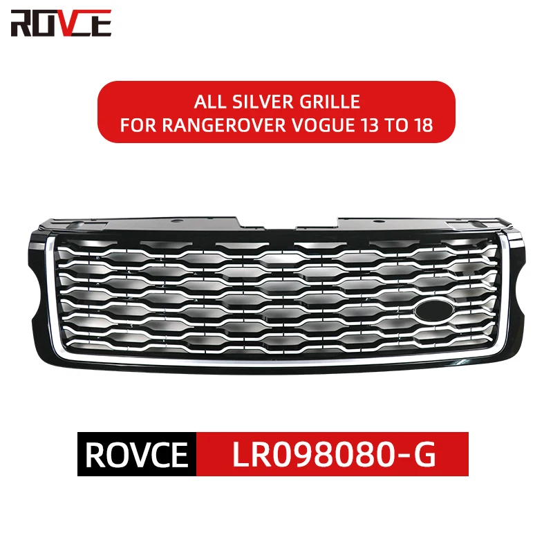 

ROVCE ABS автомобильный передний бампер решетка для Land Rover Range Rover Vogue L405 Обновление 2013 -2022 сетчатые грили