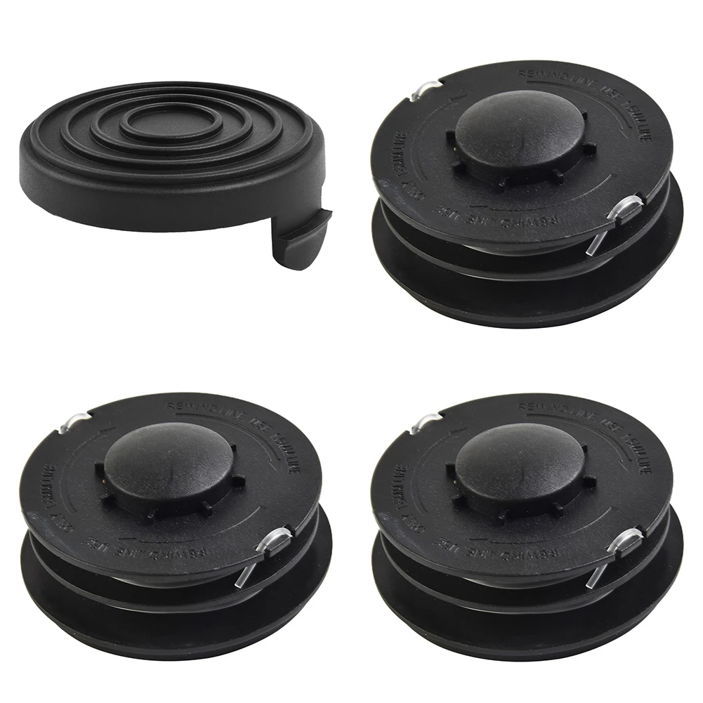 

3Pcs Trimmer Thread Spool Line+Spool Cap Cover For Einhell GC-ET 4530 Lawn Trimmer Spool Replacement Garden Power Tool Parts
