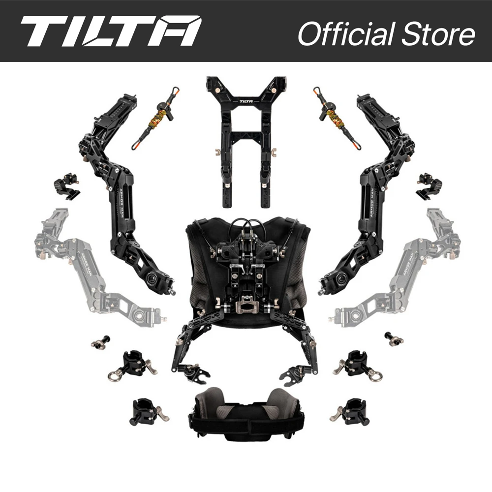 

TILTA MAX ARMOR-MAN 3,0 система поддержки Gimbal ARM-T03 Steadycam Steadicam 3-осевой стабилизатор Gimbal Hold Vest Arm чехол