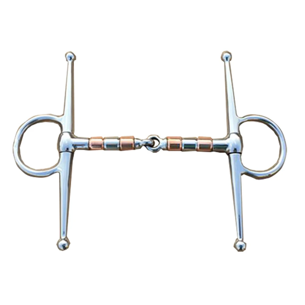 

Full Cheek Horse Bit Polished Copper Mouth Functional Horse Tack Snaffle Bit Durable And Practical High Quality