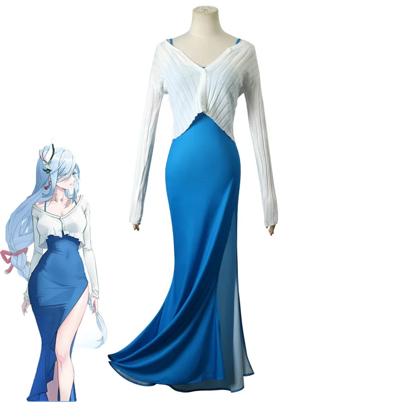 

Game Genshin Impact Shehe Cosplay Costume Full Set