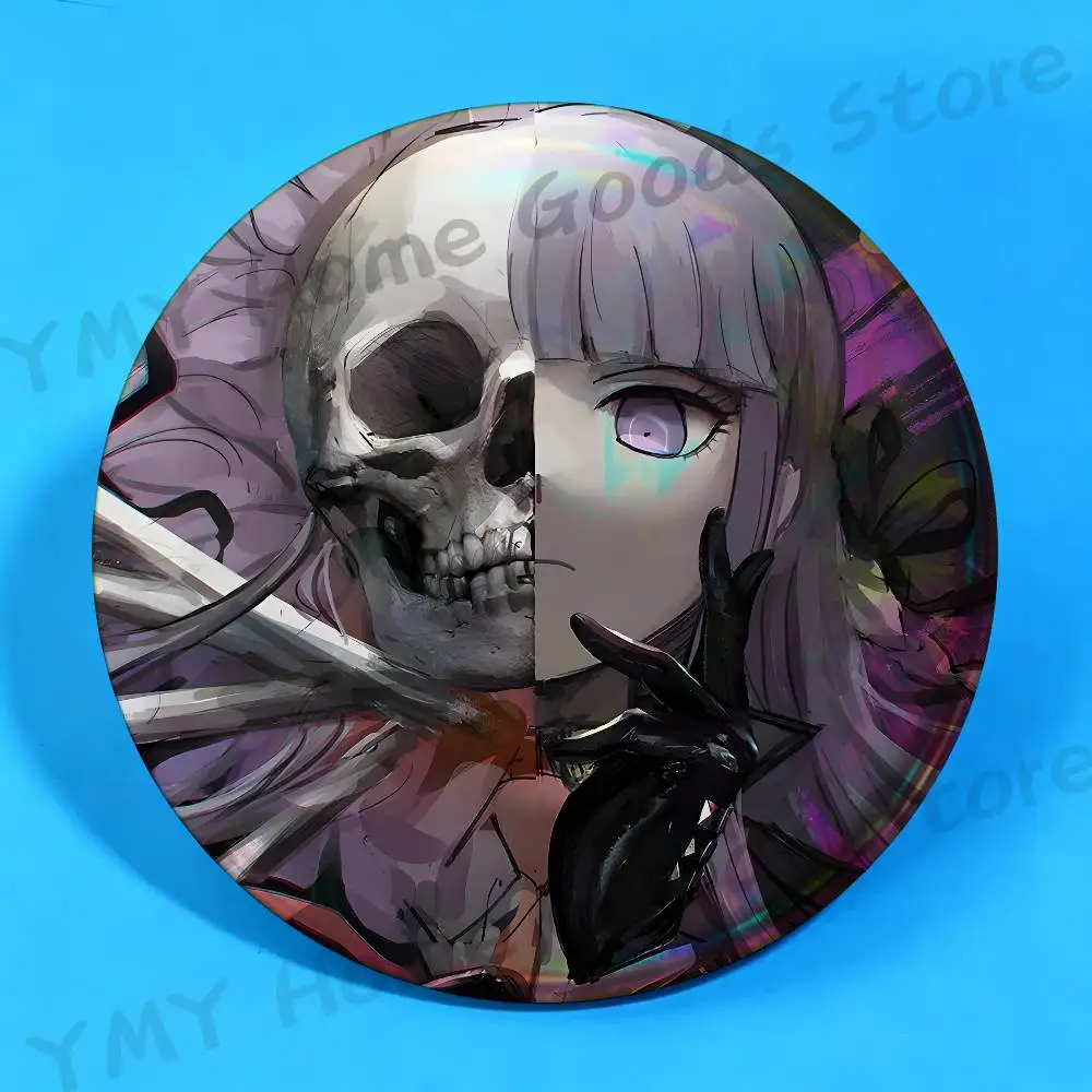 Фото Значки D-Danganronpa с персонажами Чиаки Джунко и Кокичи, мультяшные значки-броши для украшения сумок, обуви, подарки-украшения №5