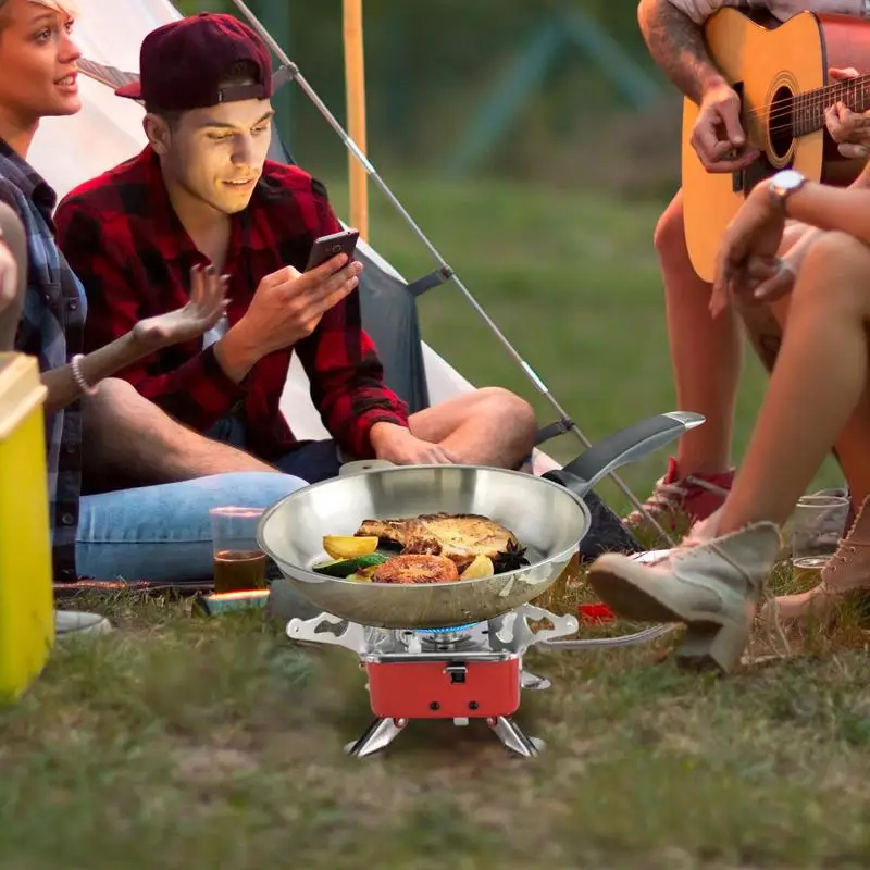 Портативная туристическая горелка для кемпинга приготовление пищи складная