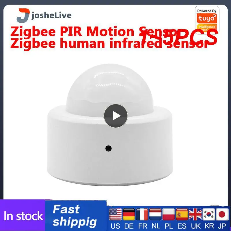 

Датчик присутствия Tenky Tuya Zigbee, датчик движения тела человека, миниатюрный датчик движения PIR, автоматизация умного дома, 1 ~ 5 шт.