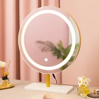 bedroom backlight mirror dressing table led aesthetic flexible wall mirror makeup bathroom decorazioni casa home decoration