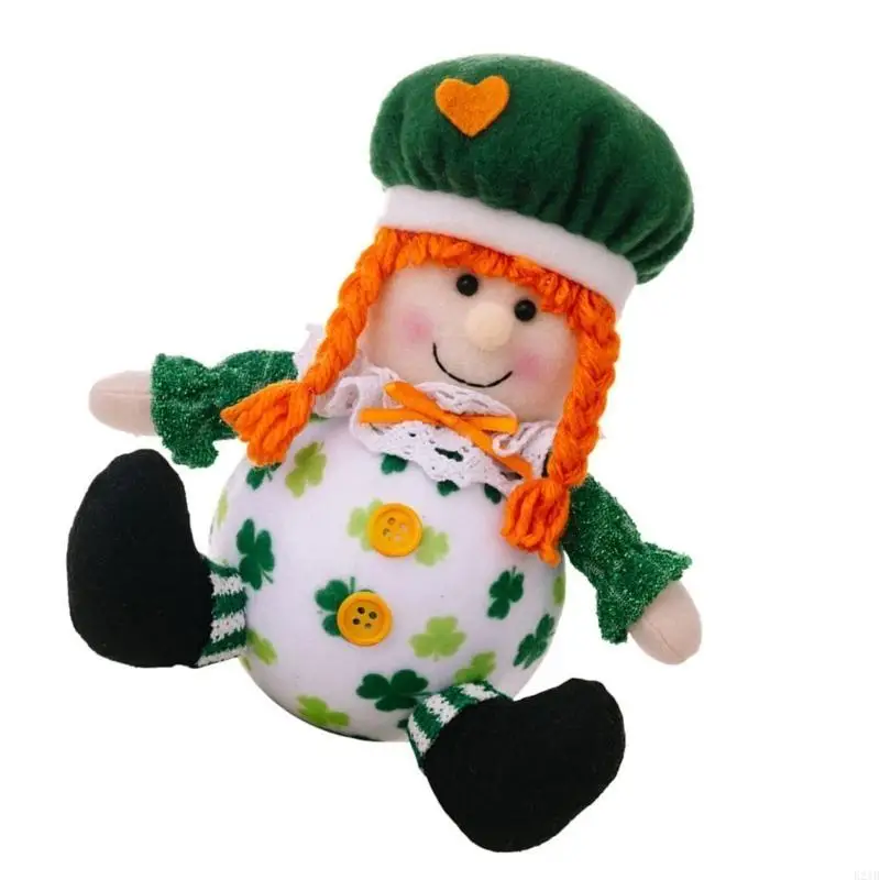 Фото E21b Leprechauns Doll Toy для детей Патрикс День Гарфы статуэтки с шапкой №2