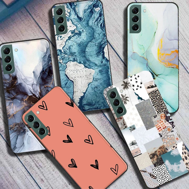 

Vintage Marble For Samsung Galaxy S22 Ultra Case Silicone Soft Cases For Samsung S22 Plus S22Plus S22Ultra Bumpers Fundas