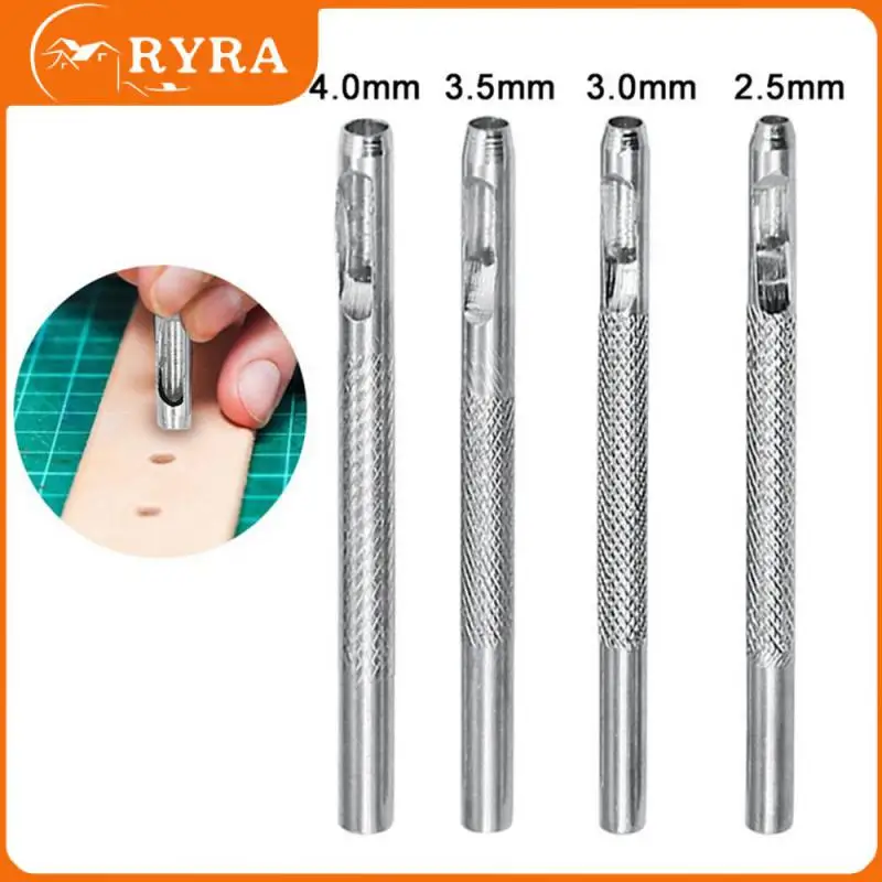 

Leather Punching Strap Hole Punch Hard Leather Eye Punch Non-slip Diy Eye Punch Handicrafts Multifunctional Belt Punch Silver
