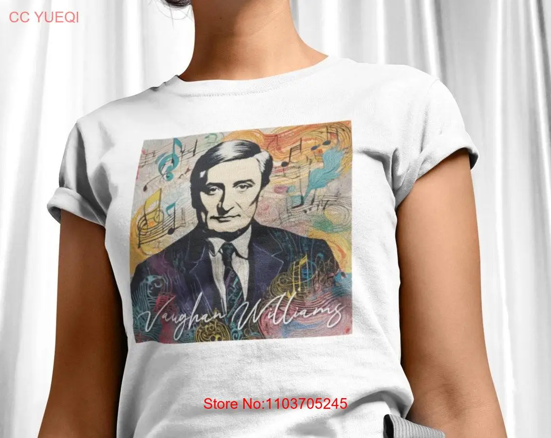 Футболка с круглым вырезом Ralph Vaughan Williams Composer студентка музыки британская