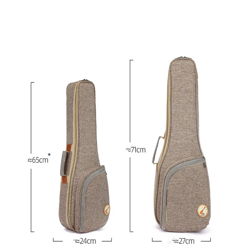 

Ukulele bag ukulele cotton and linen backpack shoulder thick guitar case