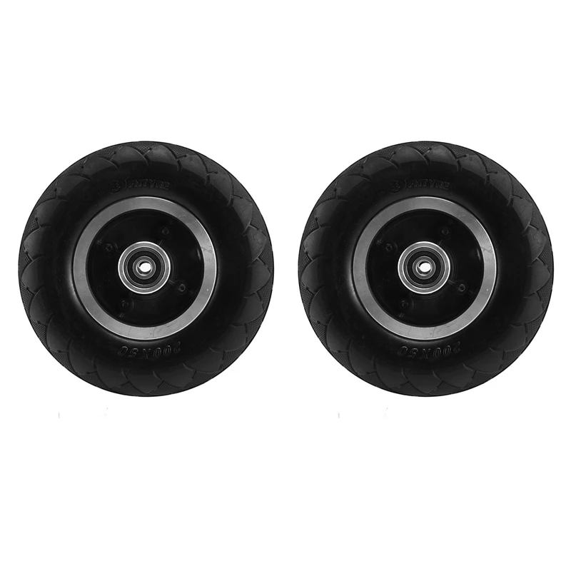 

2X Explosion-Proof Solid Tubeless Tire For 8 Inch Electric Scooter Front Wheel And Belt Rear Wheel 200X50