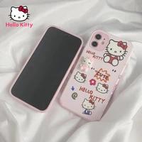 hello kitty phone case for iphone 6s78pxxrxsxsmax1112pro12mini phone cute cartoon matte case cover