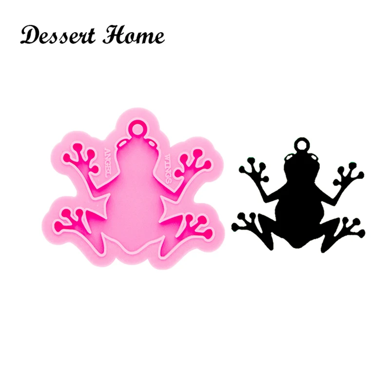 

Силиконовая форма для эпоксидной смолы "Лягушка", розового цвета