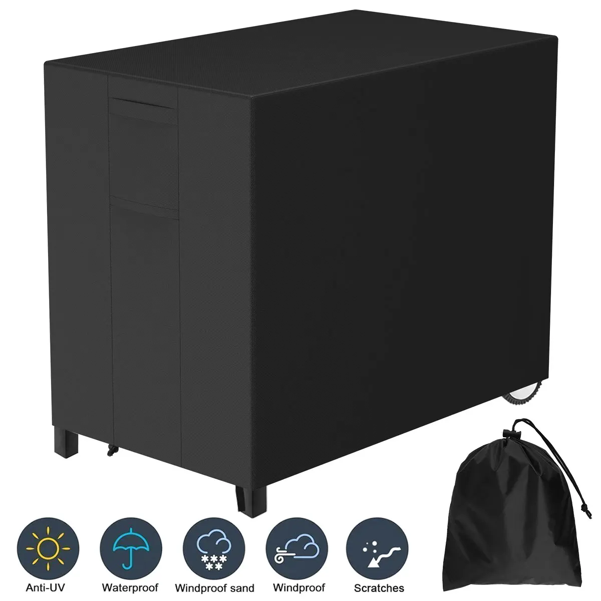 

Prep Table Cover 420D Oxford Cloth Grill Table Cover Reusable Pizza Oven Table Cover Weatherproof Pizza Oven Stand Cover