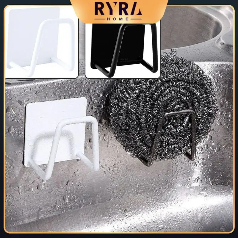 

Spoon Shelves Drain Storage Rack Stainless Steel Sink Holder No Drilling Faucet Stroage Shelf Free Punching Kitchen Accessories