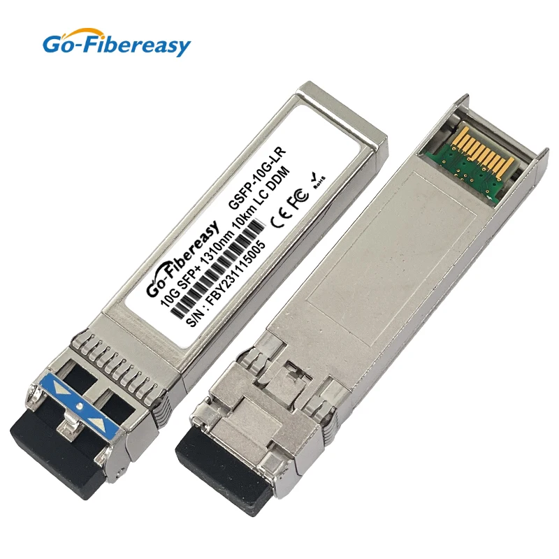 10G LR 10 км SFP модуль приемопередатчика SMF 1310 нм дуплексный LC SFP + оптоволоконный модуль для Cisco SFP-10G-LR, Mikrotik, Ubiquiti Switch (art.: 3920cf3dcef96) - 3920cf3dcef96