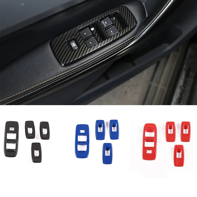 

Suitable for Ford Everest Ranger glass lift button frame 4-piece set decoration modification