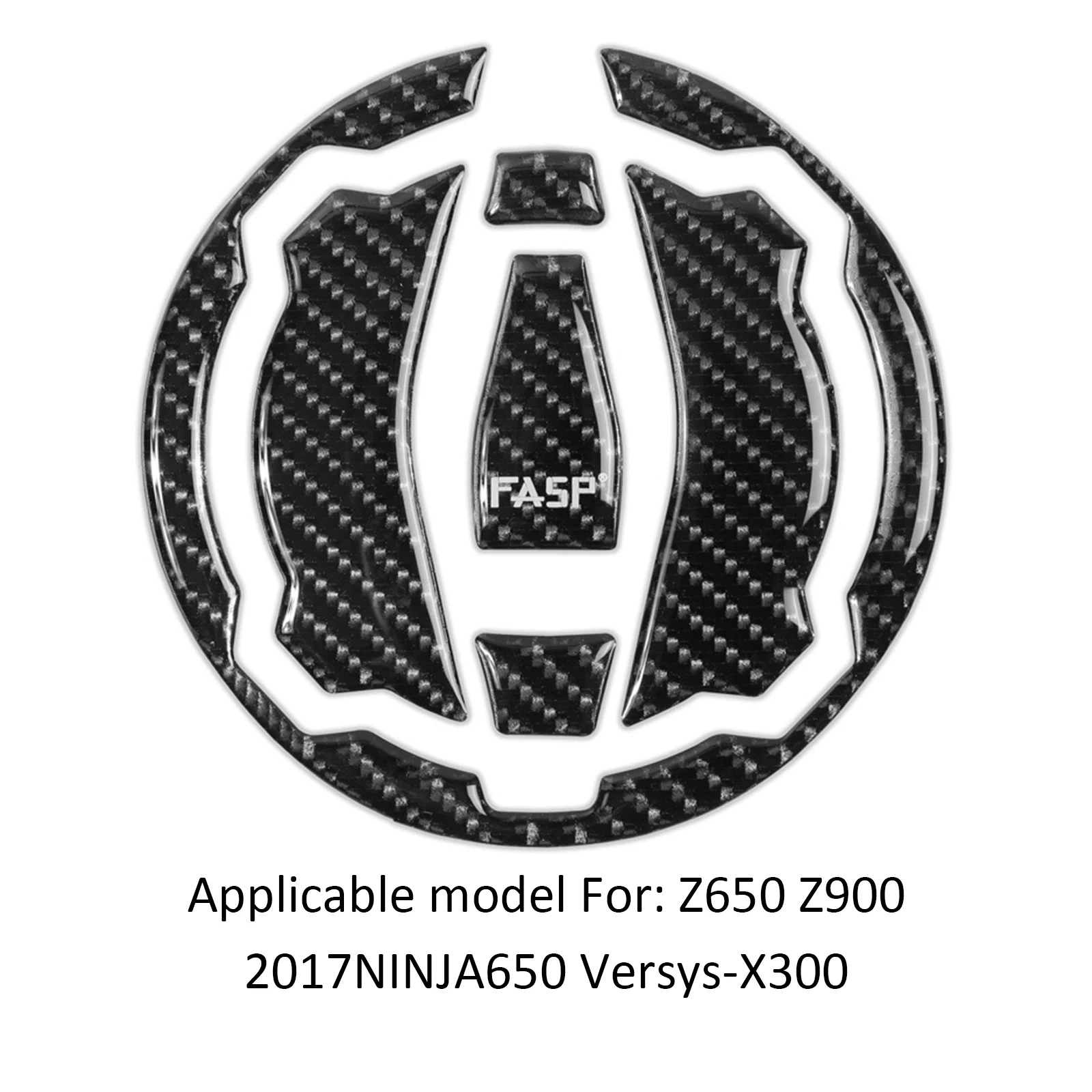 

Защитная наклейка на крышку топливного бака мотоцикла для моделей Kawasaki 2017-2024 Ninja 400/650 Z650 Z900