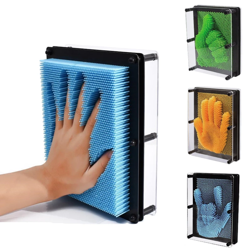 Забавный 3D клон пикселей художественные Блоки Игрушка Искусство клон лицо Пальма модель Pinart для детей семейная забавная игра креативные подарки