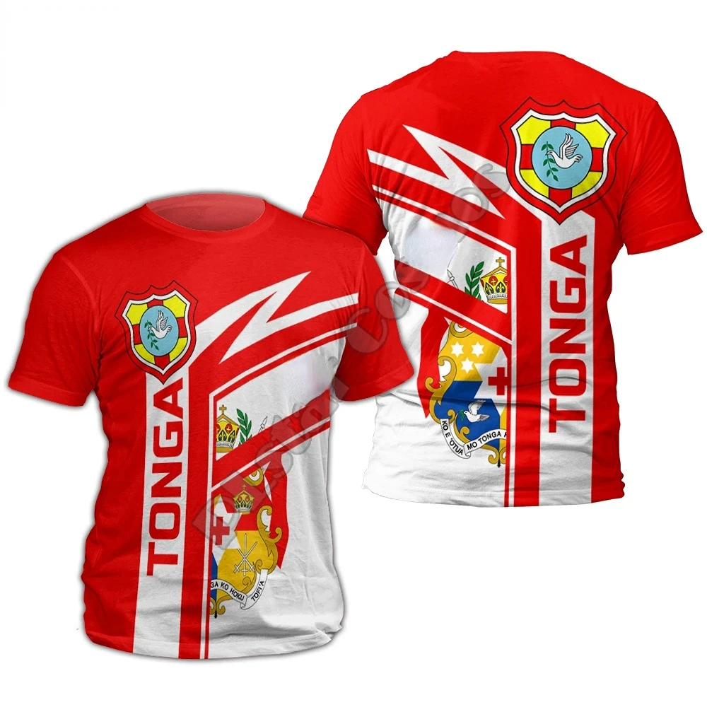 

Art and Culture Tribe Polynesia Vintage Tattoo 3D Print Summer Street Short Sleeve Men's and Women's Tops