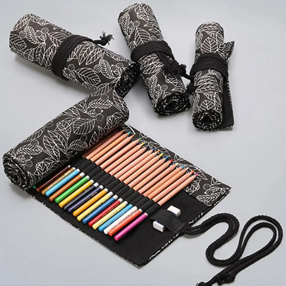 Pouch Foldable Pencil Pen Case Student Pen Iron Tower Storage Bag Makeup Pen Case Cosmetic Bag