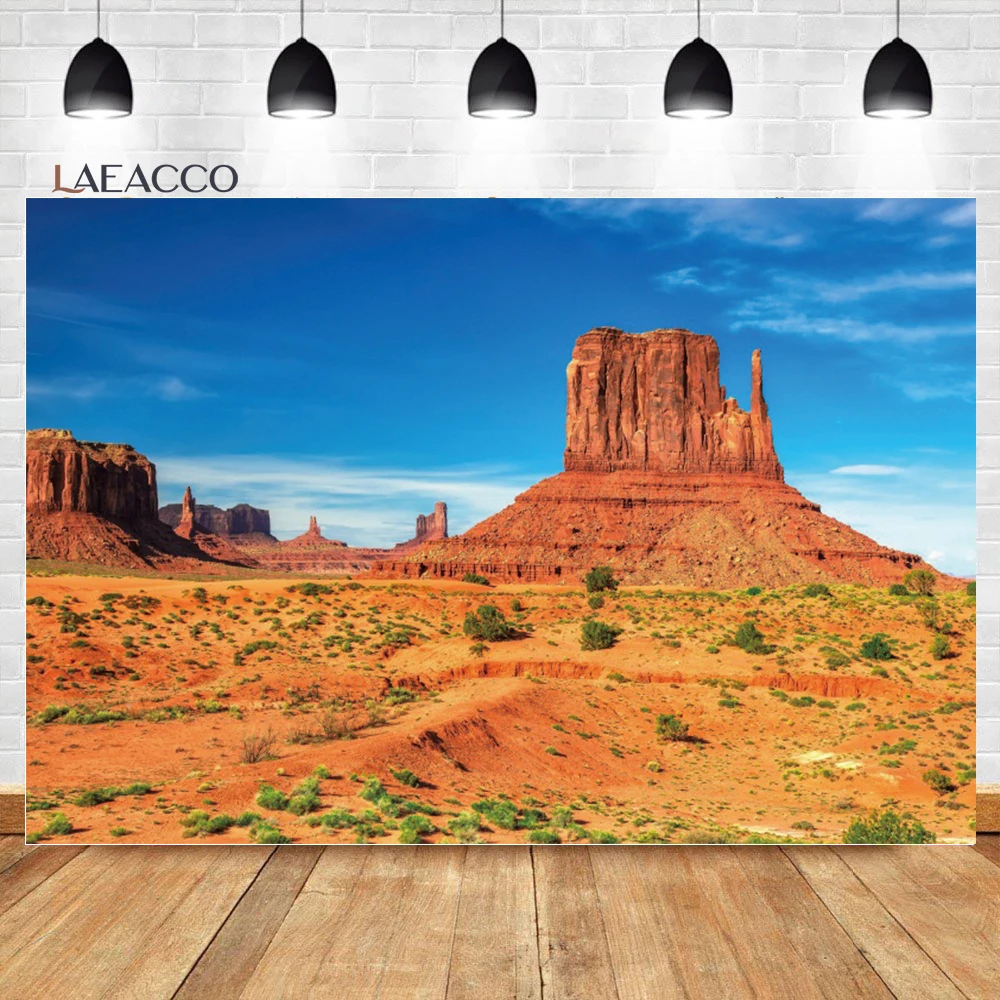 

Laeacco Dusk Desolate Desert Background Sunset Glow Weathered Mountains Scenic Gobi Indoor Decor Portrait Photography Backdrop
