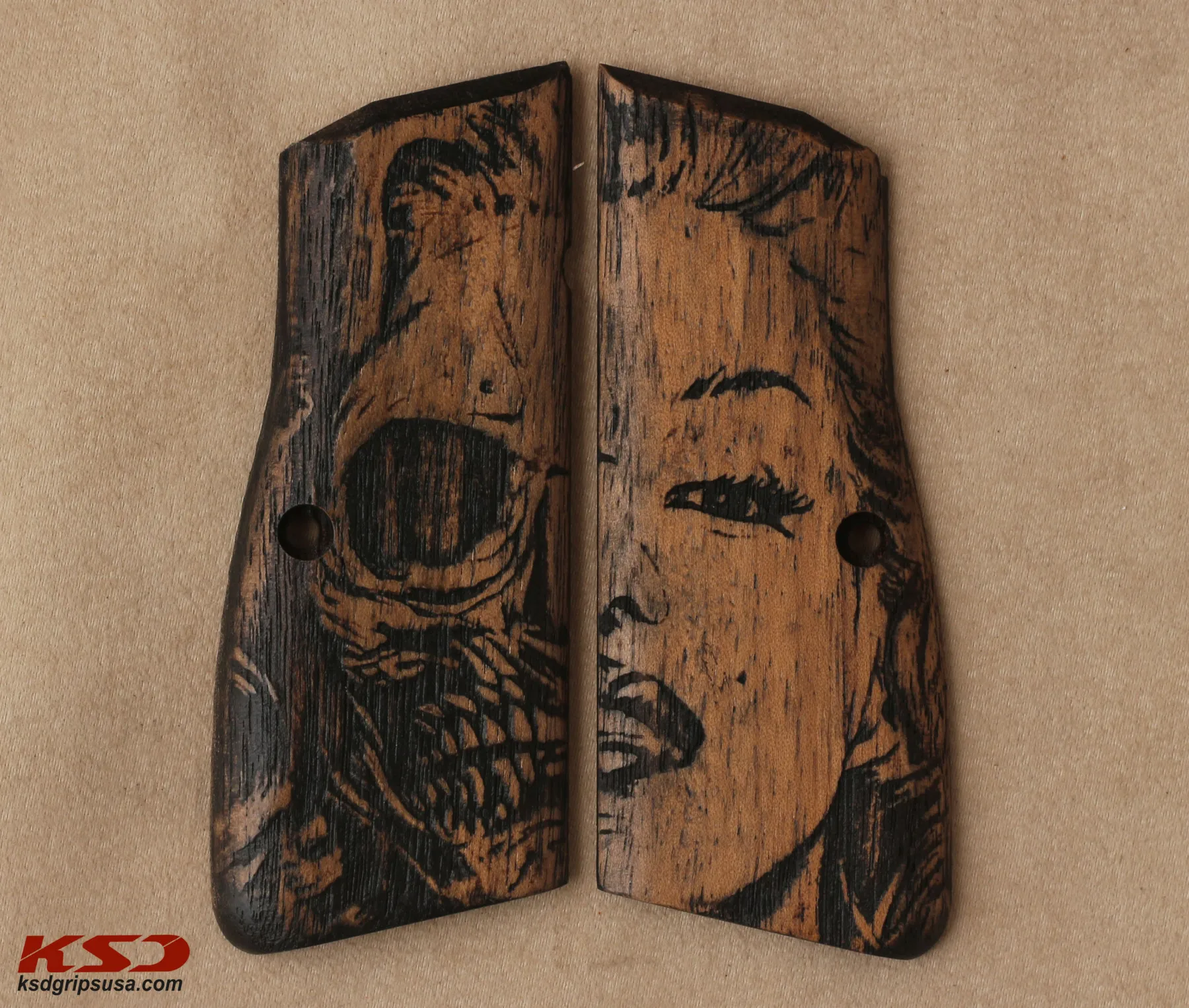 

Ksd Grips Browning HP Walnut