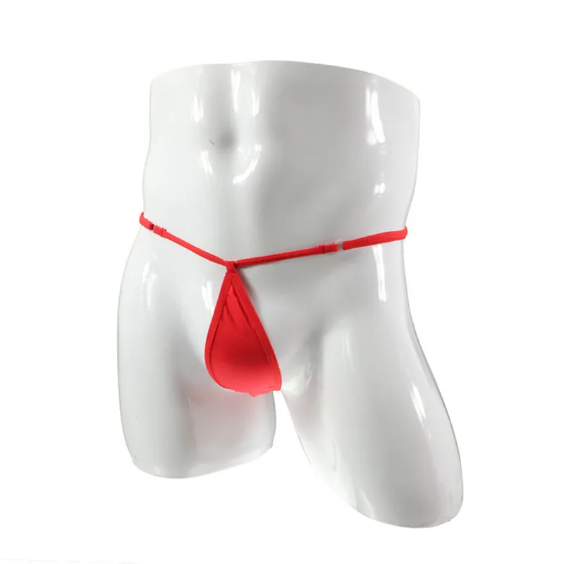 Регулируемые мужские сексуальные стринги нижнее белье прозрачные из ледяного