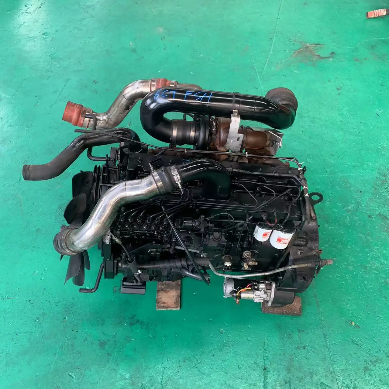 Полный Cum Mins 6CT Б/у дизельный двигатель 6-цилиндровый топливный прямой впрыск