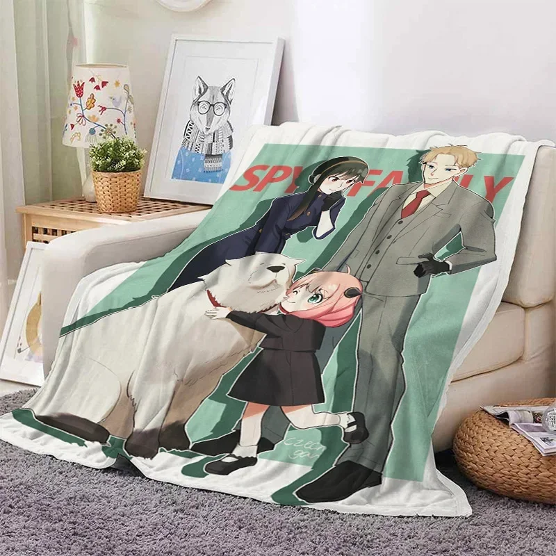 

3D Флисовое одеяло Шпионская семья