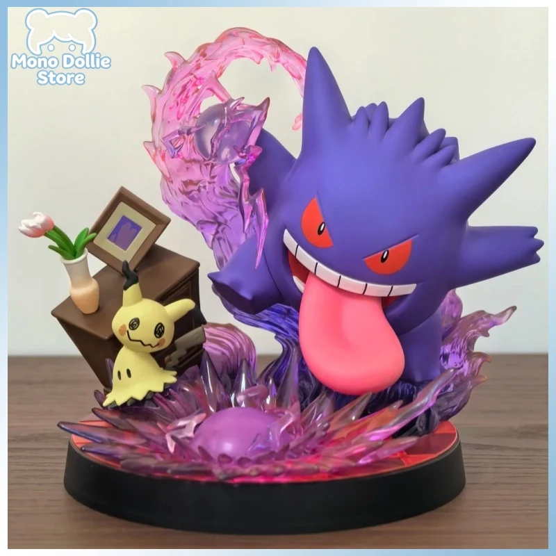 Фото Оригинальная серия фигурок Pokemon Good Partner: Генгар, Мьюту, Джигглипап — аниме-персонажи, настольное украшение, коллекционная модель, подарок на день рождения №1