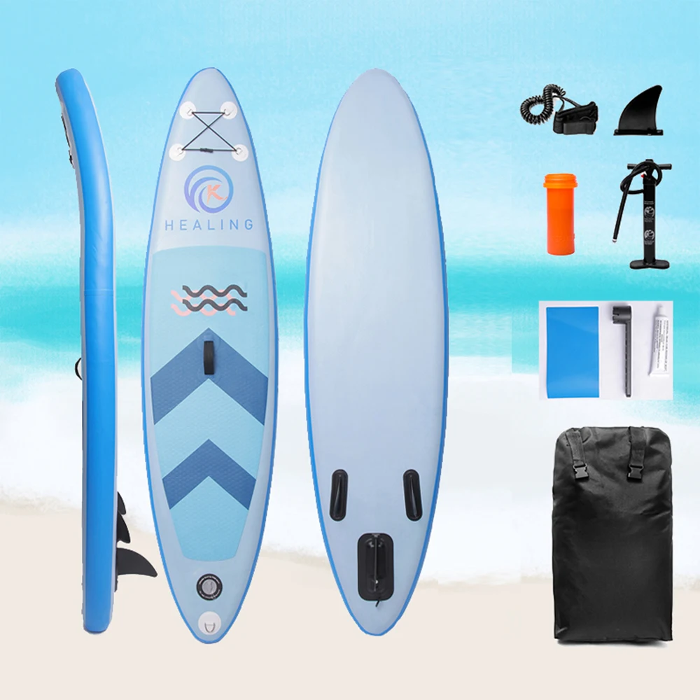 

EVA Sup Board Surfboard Stand Up Anti-slip Soft Portable Inflatable Adults Kids Surfing Fishing Snorkeling Touring Paddle Board