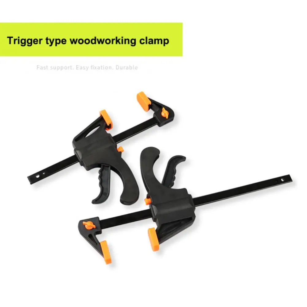 

F Clip Release Speed Squeeze Woodworking Clip 4/6/8/10 Inches Quick Clip Steel Rocker Clip Quick Ratchet Diy Hand Woodworking