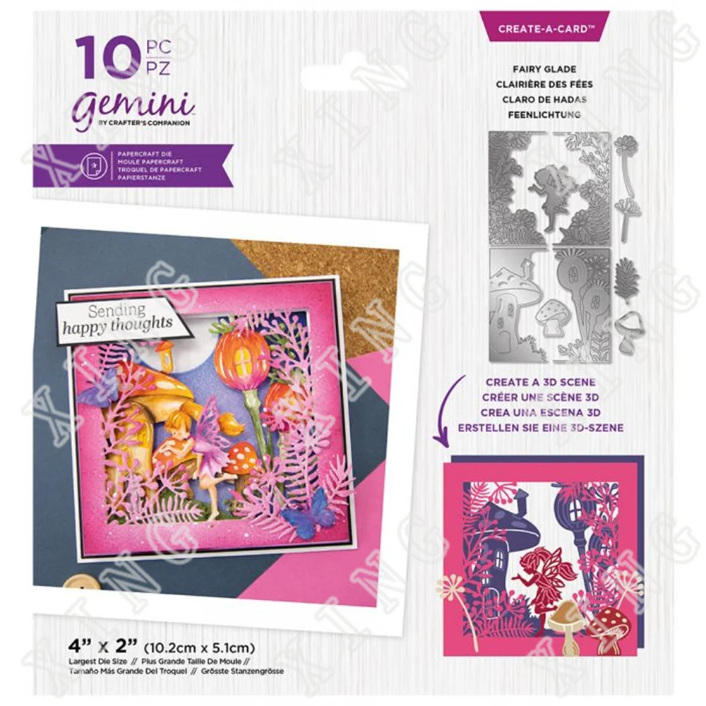 

2022 Spring Hot Sale Fairy Glade Cutting Dies Diy Craft Paper Scrapbooking Greeting Cards Diary Album Decoration Embossing Molds