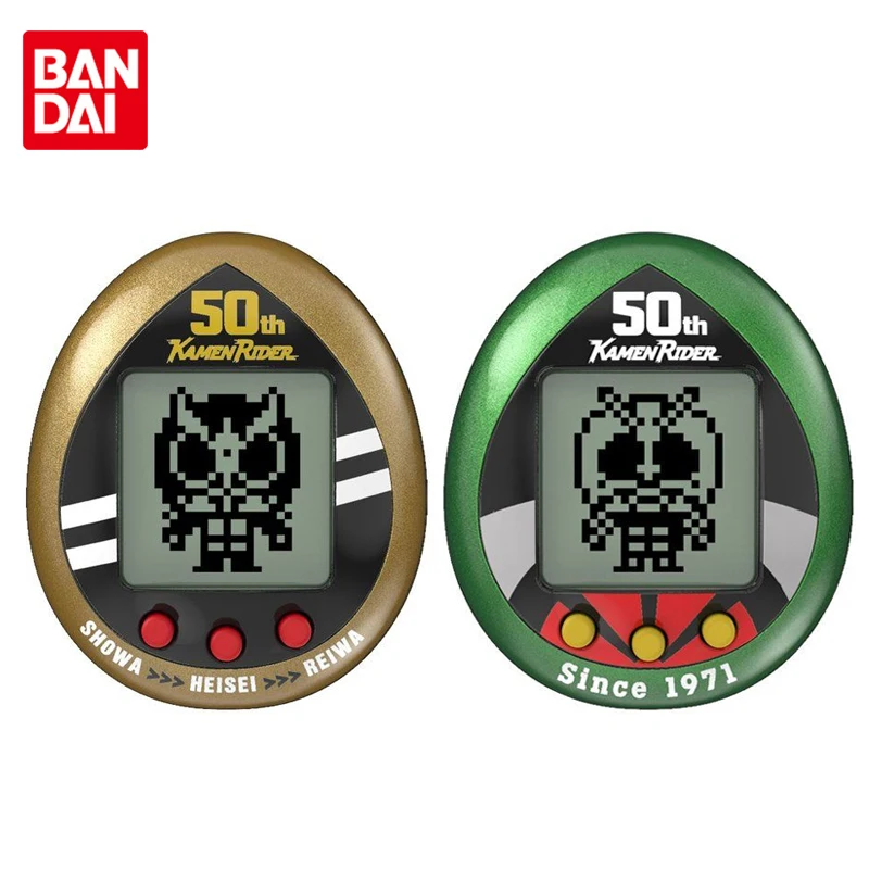 

BANDAI Masked Kamen Rider 50th Anniversary Limited Tamagotchi Electronic Pet Machine Heisei Showa Rider Action Figure Kids Toys