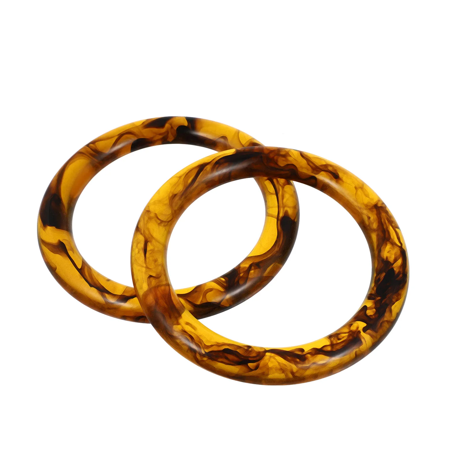 

Handles Bag Handle Purse Acrylic Handbag Making Replacement Diy Rings Accessories Straw Straps Strap Handbagswood Round