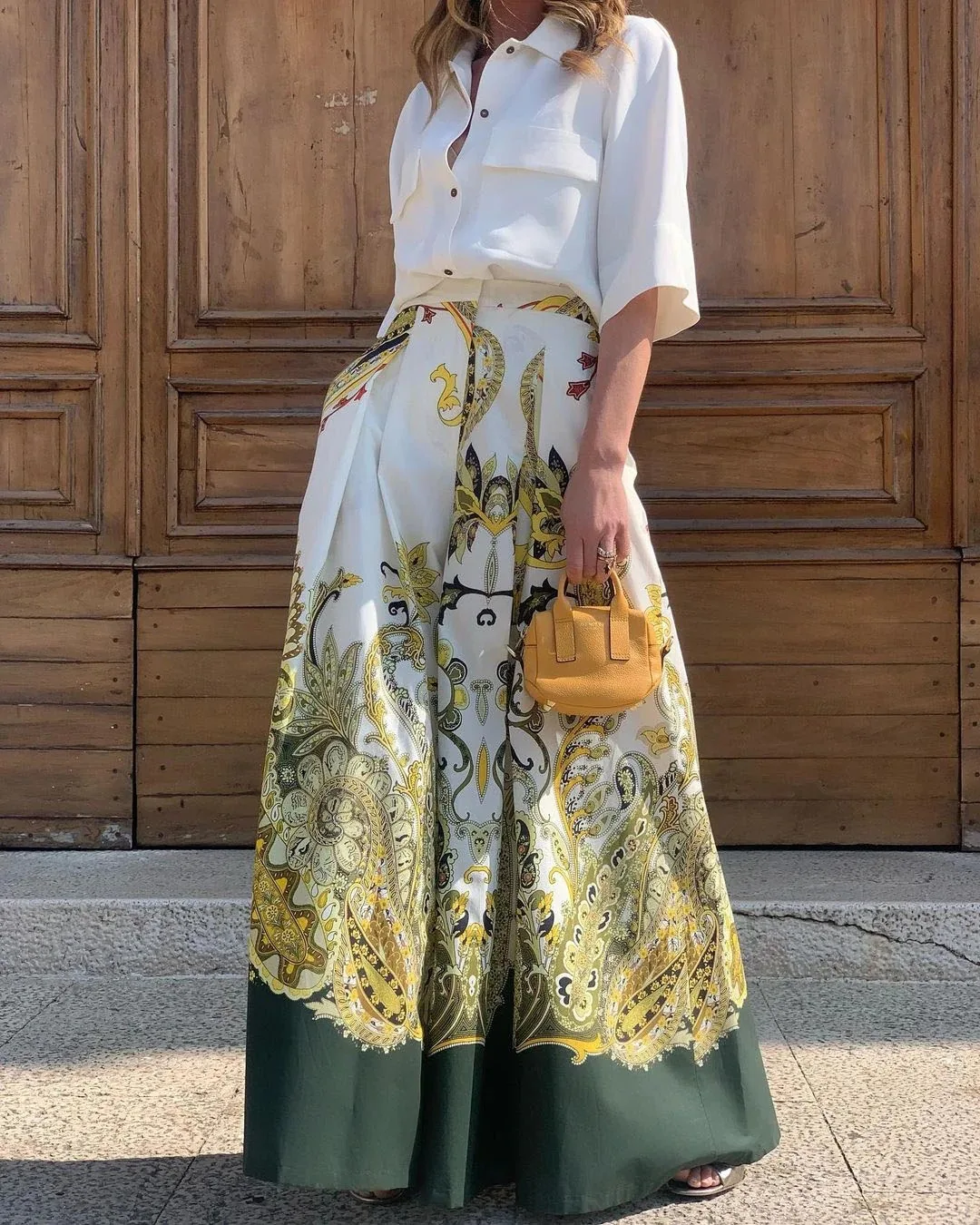 

Wide Leg Pant Sets Spring Two Piece Set Women 2023 Work Trousers Two Piece Set Shirt Set Dashiki African Summer Matching Sets