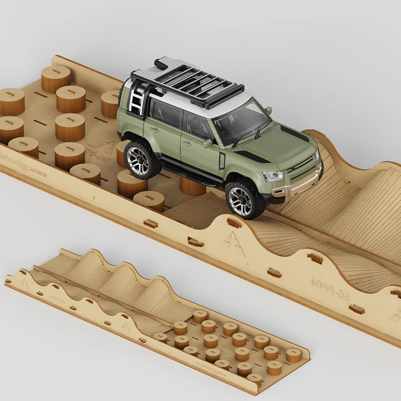 Имитация препятствий для внедорожника волновой мост радиоуправляемой модели