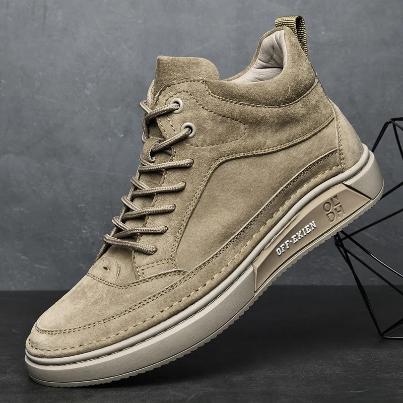 

Мужские высокие кроссовки, черные плюшевые ботинки, повседневная обувь, броги в стиле ретро, теплая обувь, зима 2022