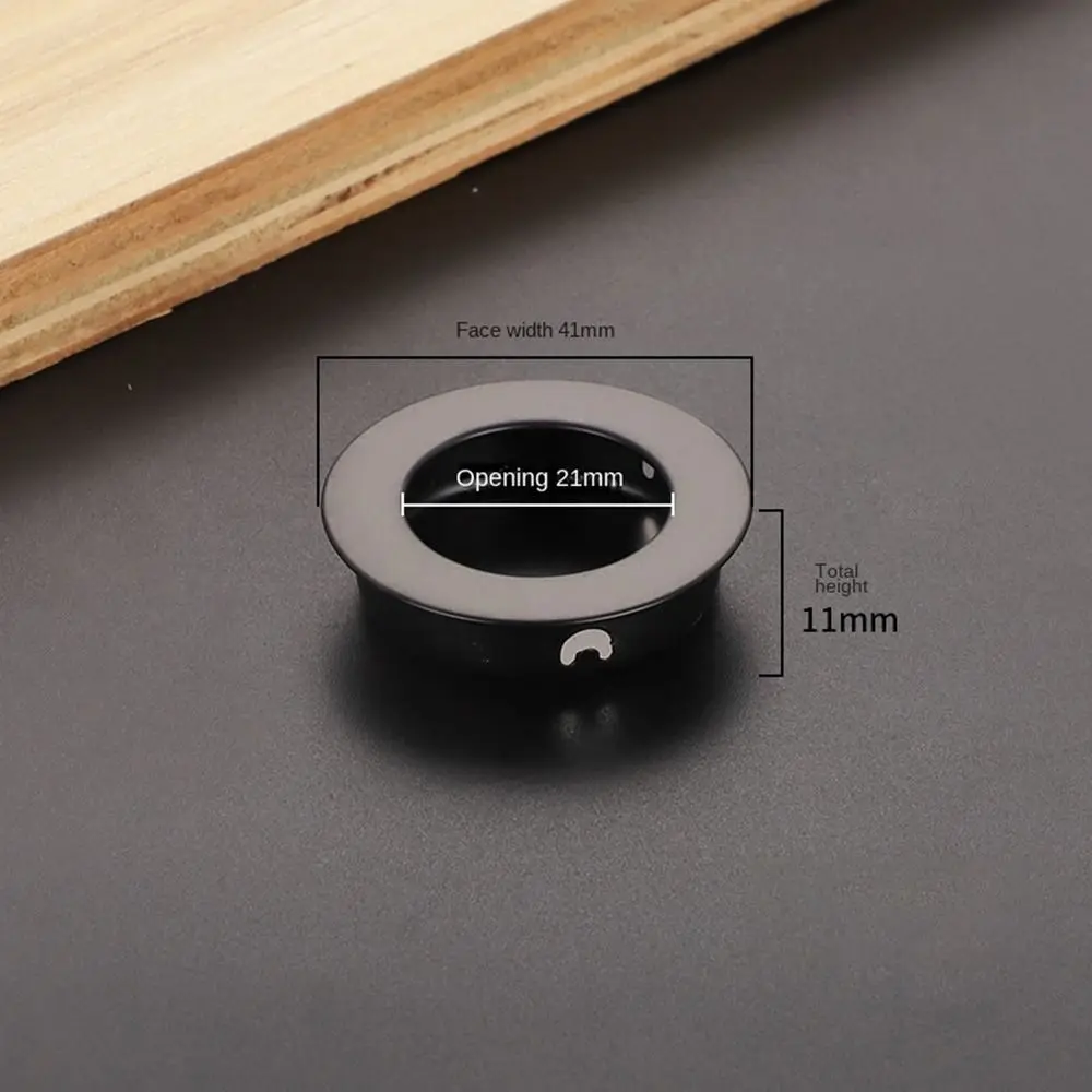 

Ручка для шкафа черная металлическая