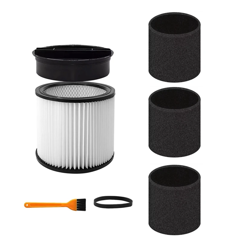 

Filter Replacement Parts For Shop-Vac 90304, 90585, 90350, 90107, 90333, Fits Most Wet/Dry Vacuum Cleaners 5 Gallon And Above