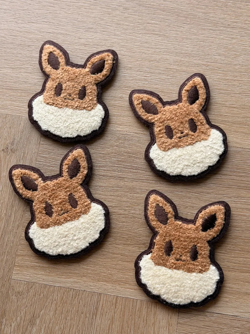 Фото Наклейки для волос Pokemon Broken Hair Stickers Ditto с аниме-принтом, милые украшения для волос, заколки, средство для укладки непослушных волос, подарки №2