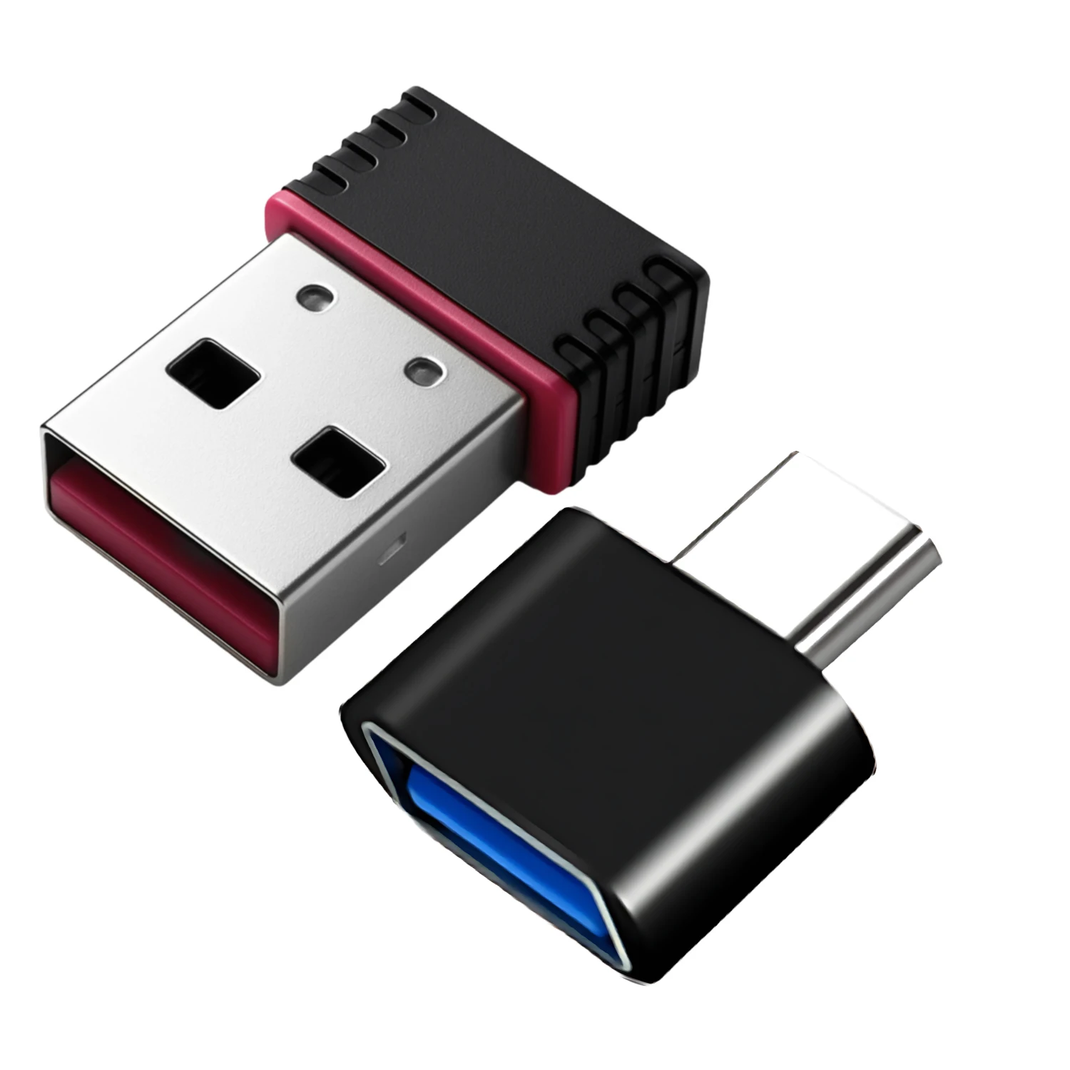 Фото Для R36S Wi-Fi адаптер RTL8188 USB беспроводная сетевая карта TYPE C OTG адаптер для R36H аксессуары для игровой консоли мини-Wi-Fi ключ №2