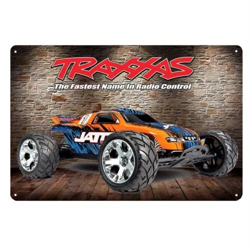 Металлический плакат Rc Car жестяной знак настенное украшение 20x30 см табличка Traxxas