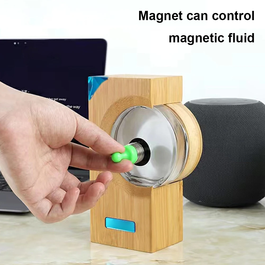 Танцующий феррофлюид с музыкальным ритмом магнитная жидкость динамик