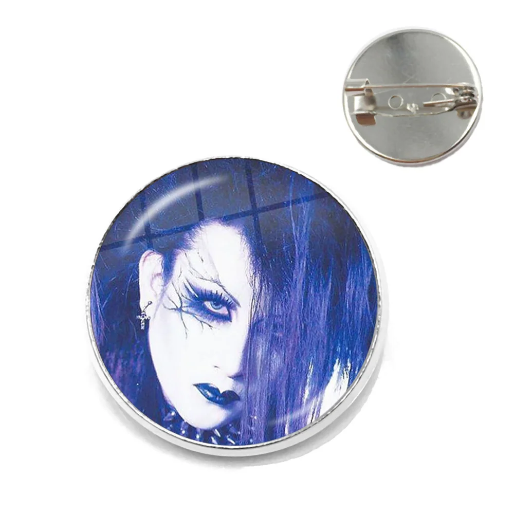 Фото Mana Sama, готический значок Лолиты, броши Malice Mizer, визуальный рок-группа, эстетическая булавка, украшение для одежды, аксессуары для рюкзака, подарок №3